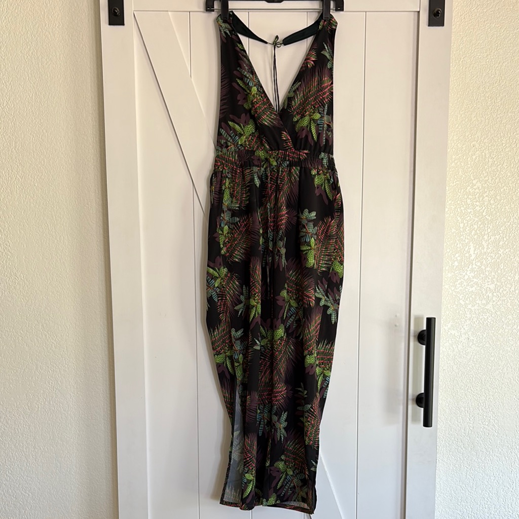 Juicy Judy Vibrant Tropical Jumpsuit